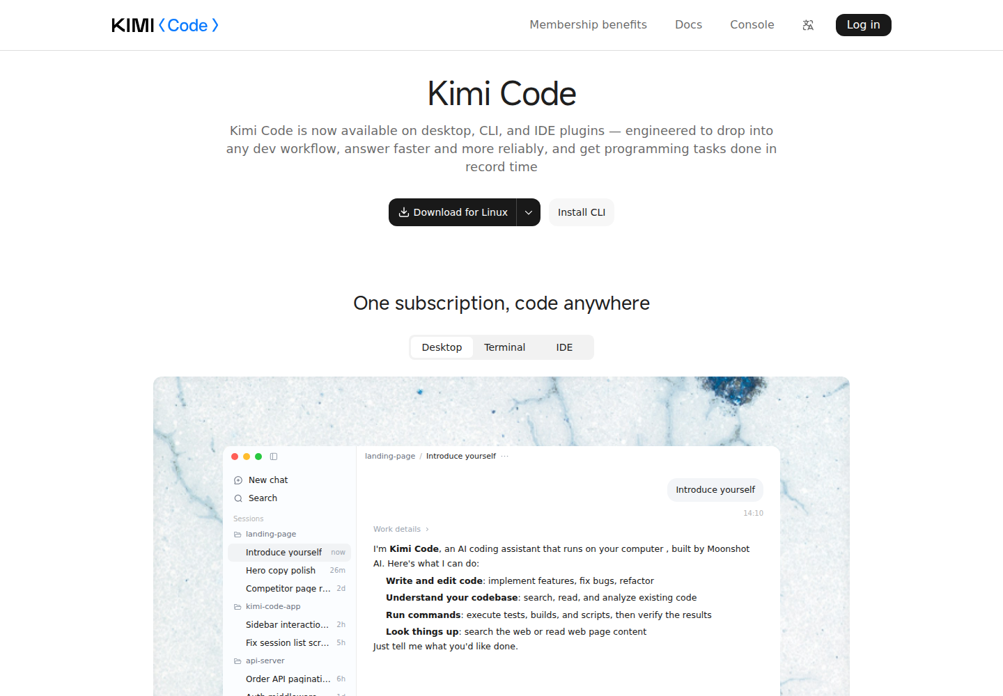 Screenshot of Kimi K3.1 Pro Highspeed official website