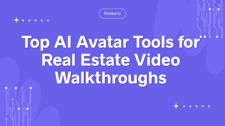Top AI Avatar Tools for Real Estate Video Walkthroughs in 2026